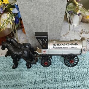 ERTL 1930 Texaco Horse & Tanker Collector Series #8 Die Cast Coin Bank